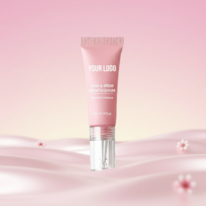 Siero OEM Biologico a Base Vegetale per la Crescita di Ciglia e Sopracciglia - Incurvante, Allungante, Idratante 10ML Siero Rosa per il Potenziamento delle Ciglia - Product Image 1