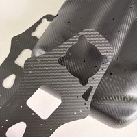 Pièces automobiles en fibre de carbone de haute précision sur mesure, accessoires, prototypes, nouveau produit, service CNC en fibre de carbone