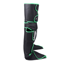 Masseur de jambes et de cuisses à compression d'air Sunmaxx avec contrôle de la minuterie, conception de enveloppement pour pieds et mollets pour la circulation et le confort