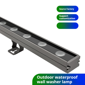 IP65 impermeável ao ar livre levou parede arruela Dmx512 cor mudando parede arruela RGBW fachada luz