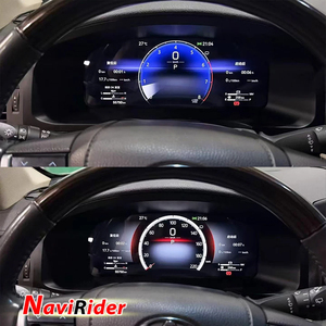 สำหรับ Toyota Land Cruiser 200 ปี 2007-2020 จอแสดงผล LCD แผงหน้าปัดดิจิตอล พร้อม GPS มาตรวัดความเร็ว จอแสดงผลแบบ Virtual Cockpit มาตรวัดรอบเครื่องยนต์ - Product Image 1
