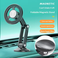 Support magnétique pour téléphone de voiture de style classique en fer ABS rotatif à 360 degrés, aimant puissant pour voiture de qualité supérieure