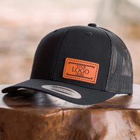 Venta flash Sombrero de camionero de granja de 5 paneles con parche bordado de animales de moda Gorra de malla Personalizar su logotipo Gorras de calidad superior