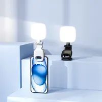 Lampe LED portable pour selfie, mini lumière d'appoint rechargeable pour téléphone, lampe de nuit USB à pince pour ordinateur portable, tablette, vidéo TikTok