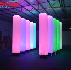 เสาเป่าลมตกแต่งทางเข้างานปาร์ตี้ พร้อมไฟ LED - Product Image 2