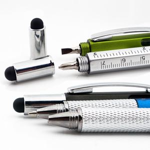 Promotional Multifunction Tool Stylus <b>Pen</b> With Plastic Metal Touch Multi Function Custom LOGO Ball Point Ballpoint Promotion - Product Image 4