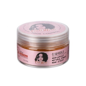 Aceite de oliva 24 horas de borde de control con etiqueta privada muestra gratis borde control pomada para el cabello natural - Product Image 1