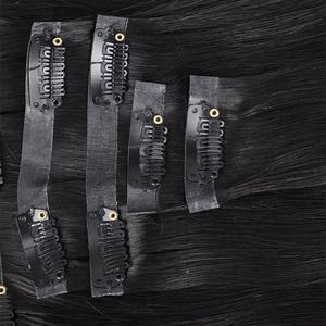 Extensions de cheveux humains vietnamiens Remy à clips, épaisses, pleine tête, invisibles, double trame, longueur instantanée, <span class=keywords><strong>coiffure</strong></span> DIY pour femmes - Product Image 4