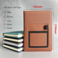 Carnet de notes A5 personnalisé avec logo, style tendance, impression sérigraphique, organisateur, agenda rigide, cadeau d'entreprise, papeterie de bureau