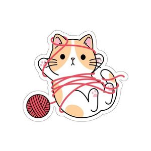 สติกเกอร์ไวนิลพิมพ์ลาย UV กันน้ำ ปั๊มร้อน ลายนูน/ลอกลาย การ์ตูน ตัดตามรูป ฉลากใส สำหรับของขวัญ - Product Image 3