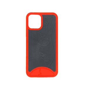 Marca de lujo 3D diseñador rojo silicona teléfono caso elegante INS estilos contraportada para iPhone 7 7 Plus 8 <span class=keywords><strong>X</strong></span> XS Max XR 11 Pro 12 Mini - Product Image 2
