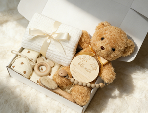 Set <span class=keywords><strong>Regalo</strong></span> Personalizzabile per Neonati Kaiyue, Confezione <span class=keywords><strong>Regalo</strong></span> per <span class=keywords><strong>Gravidanza</strong></span> e Congratulazioni con Orsetto e Coperta per Neonati - Product Image 2