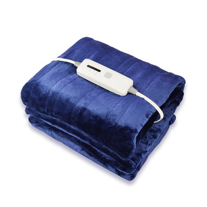 Portable Quilted Sherpa Flannel Fast Heating <b>Throw</b> <b>Blanket</b> with 4 Heating Levels Sample Available - Product Image 1