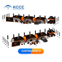 KCCE Carpas publicitaire étanche personnalisable avec structure scellée pour le marketing des expositions Stand d'exposition