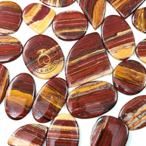 100%Natural Rainbow Jasper Oval Cut Gemstone Cabochon Jewelry Making Supplies Handmade Stones Wholesale Mix High Quality - Product Image 3