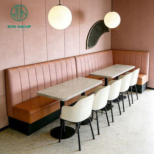 Ensemble de mobilier de <span class=keywords><strong>restaurant</strong></span> en marbre pour café : chaises, tables, canapés et banquettes - Product Image 4