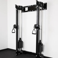 Máquina de Cable Ajustable para Entrenador Funcional de Gimnasio en Casa Montado EN LA Pared con Sistema de Polea, Máquinas de Selección de Carga de Pin