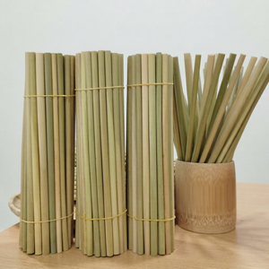 Eco2go Vietnam – Lot de pailles jetables en herbe 100 % biologiques, non toxiques, certifiées CE, pour la maison, les restaurants, les bars et les cafés - Product Image 1