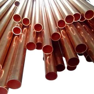 ท่อกลมทองแดงความร้อนบริสุทธิ์ไร้รอยต่อท่อกลมทองแดงบริสุทธิ์ C101 - Product Image 4