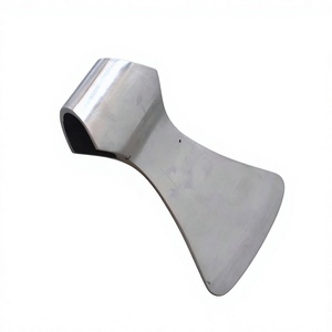 Tête de hache à barbe en acier à haute teneur en carbone forgée à la main, pour le camping, la fendage du bois, outil de remplacement pour activités extérieures et radeaux métalliques - Product Image 1