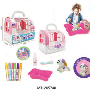 Nueva llegada niños Doodle dibujo juguetes para mascotas DIY pintura Kit lavable reutilizable para colorear Animal juguete - Product Image 2