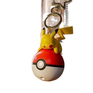 Porte-clés en PVC authentique style lumineux, breloque de sac sous licence Pokémon, thème Poké Ball, fabriqué en Chine - Product Image 5
