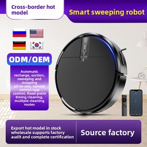 Hoàn toàn tự động thông minh tự làm sạch Robot chân không lau kết hợp ướt khô sàn làm sạch di động điều khiển từ xa cho khách sạn phòng khách - Product Image 4