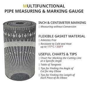 Outil de pose de <span class=keywords><strong>soudeur</strong></span> et de <span class=keywords><strong>tuyauteur</strong></span> Longtai pour marquer les lignes droites autour du tuyau et résistant aux hautes températures - Product Image 4
