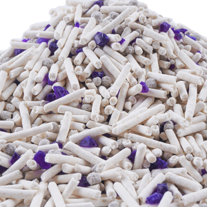 Ücretsiz Numune Kedi Kumu 1.5mm-3.0mm Topaklanan Silika Kristal Tofu Bentonit Biyobozunur Lavanta Aktif Tuvaletlere Atılabilir - Product Image 1