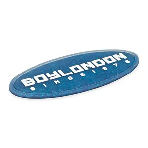 Custom Rubber Silicon Print Patch Logo Fashional Puff Glitter Sequin 3D Pvc Rubber Patch