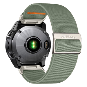 Nouveau <span class=keywords><strong>bracelet</strong></span> de montre en nylon élastique 22 mm 26 mm, <span class=keywords><strong>bracelet</strong></span> de remplacement Quickfit pour <span class=keywords><strong>Garmin</strong></span> Descent MK3i <span class=keywords><strong>Instinct</strong></span> Fenix 8/7/6 - Product Image 5