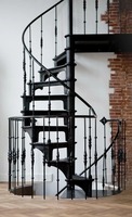 Escalier en colimaçon flottant Prima, personnalisé, invisible, à haute capacité de charge, pour villa moderne, loft, escalier en colimaçon flottant