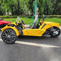 Mini UTV électrique à 3 roues haute vitesse tout-terrain, buggy des dunes, quad homologué pour la route avec 2 sièges
