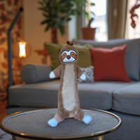 50cm de Long en peluche chien jouets remorqueur de guerre pas de tête en peluche grinçant lapin paresseux forme sexe chien jouet fille en peluche chien jouets