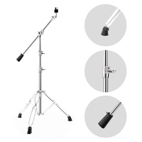 Support de cymbale en alliage d'aluminium PD B2000, robuste, trépied réglable, base à verrouillage rapide, max 20 pouces, supports d'instruments de musique