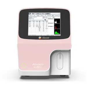 Medical Equipmentb Hot Selling Veterinary Blood Analyzer VET Hematology Analyzer Pink Use