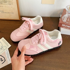 Chaussures plates à lacets brodées avec un chat d'<span class=keywords><strong>anime</strong></span> pour filles, tendance et mignonnes - Product Image 6