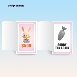 Cute Rabbit Design Sample Cheap Wholesale Quick Custom Pull Tabs Lottery Tickets with High Security Variable Data Printing - Product Image 4
