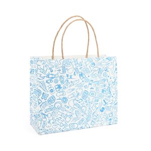Wholesale Sturdy Kraft <b>Paper</b> <b>Carrier</b> <b>Bags</b> for Promotion Eco-Friendly Gift Packaging Reusable & Recyclable Custom Logo - Product Image 2
