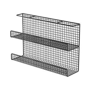 Under <b>Desk</b> Cable Organizer 2 Tier Hook Type Multi Purpose Desktop Storage Wire Management Rack <b>Large</b> Capacity Office Organizer - Product Image 4
