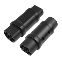 Adaptador de carga de coche monofásico tipo 2 a GBT EV Adaptadores de cargador trifásicos de 22 kW EV