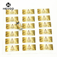Étiquettes autocollantes en rouleau pour emballage de flacons en feuille d'or professionnelles, pour emballages de luxe