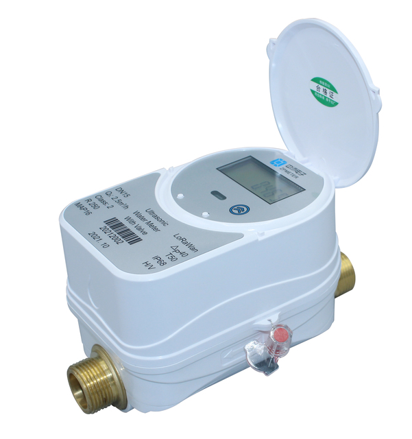 Tuya Zigbee Smartlife Wireless Valve Control Water Flow Monitor and Water Shutoff in 3/4 Inch Smart Ultrasonic Water Meter