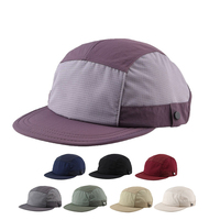 Gorra de Béisbol Deportiva de Secado Rápido, Diseño de Dos Tonos con Rejilla, Ajustable con Cordón, Unisex, Protección Solar para Exteriores, Ideal para Camping