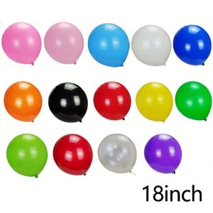 Globos Metálicos de Helio para Decoración de Fiestas de 16 Pulgadas a Bajo Precio, en Colores Rojo, Blanco, Verde, Rosa y Naranja, Globos de Látex de 18 Pulgadas - Product Image 2