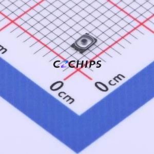 1TS026A-1400-0550-CT Tactile Switch SMD,1.6x2.6mm Switch Single Pole Single Throw Round Button 1.4N Vertical Mount - Product Image 1