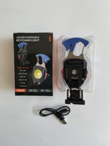 Minilanterna portátil super brilhante de led, à prova d'água, seguro, para martelo, ferramentas cortadoras, cob, recarregável - Product Image 5