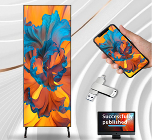 <strong>Moveable</strong> Indoor P1.25 P1.5 P1.86 P2 <strong>Led</strong> Poster <strong>Display</strong> Panel High Brightness <strong>Led</strong> Advertising <strong>Led</strong> Poster <strong>Display</strong> Screen - Product Image 3