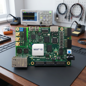 Kit de Desarrollo FPGA Altera DK-DEV-10M50-C MAX 10, Herramientas de Circuito Integrado Lógico Programable, Versión C, Paquete Estándar, Nuevo - Product Image 2
