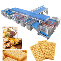 Ligne de production de machine à biscuits durs industriels à grand rendement